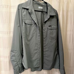 Women’s Green Columbia Omni-Shade Button Up Long Sleeve Shirt